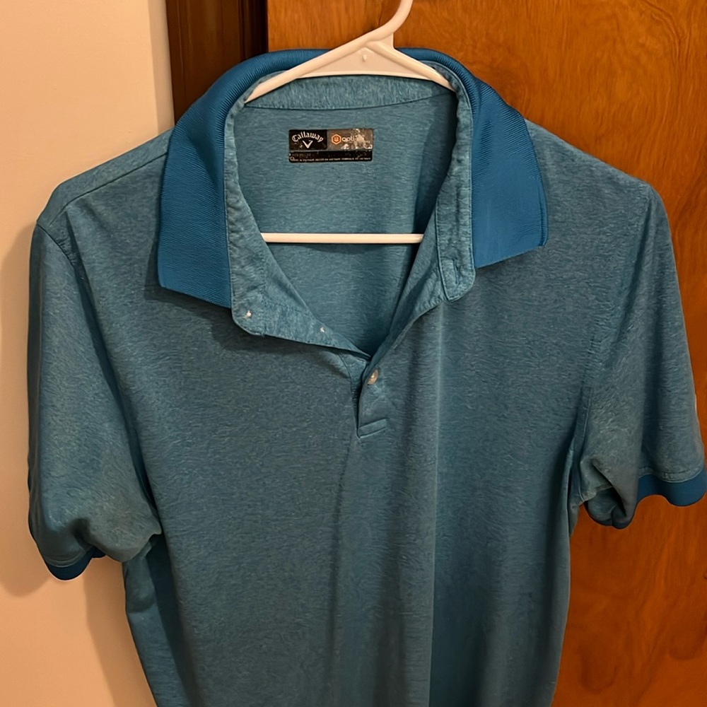 Men’s Golf Polo Blue Callaway Medium